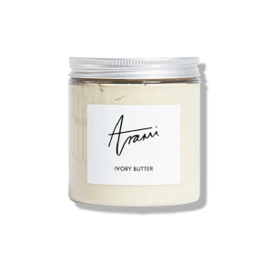 200g Arami plain ivory butter in a container