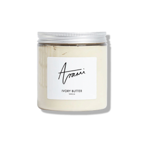 200g of Arami vanilla scented ivory butter in a container