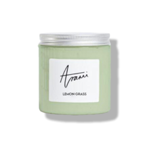 Arami lemon grass scented moisturiser in a container