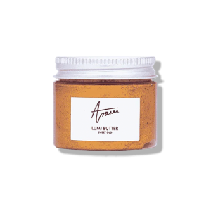 90g of Arami Lumi in sweet oud butter in a container