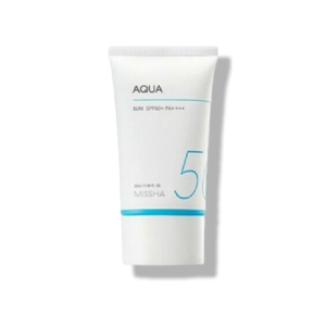 Aqua missha sunscreen SPF50 in 50ml tube