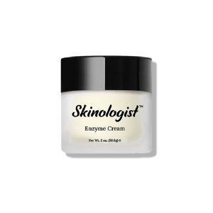 Enzyme cream in a container