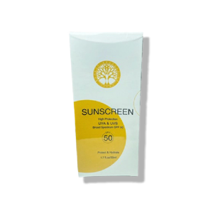 Beauty of April sunscreen SPF50 in a tube